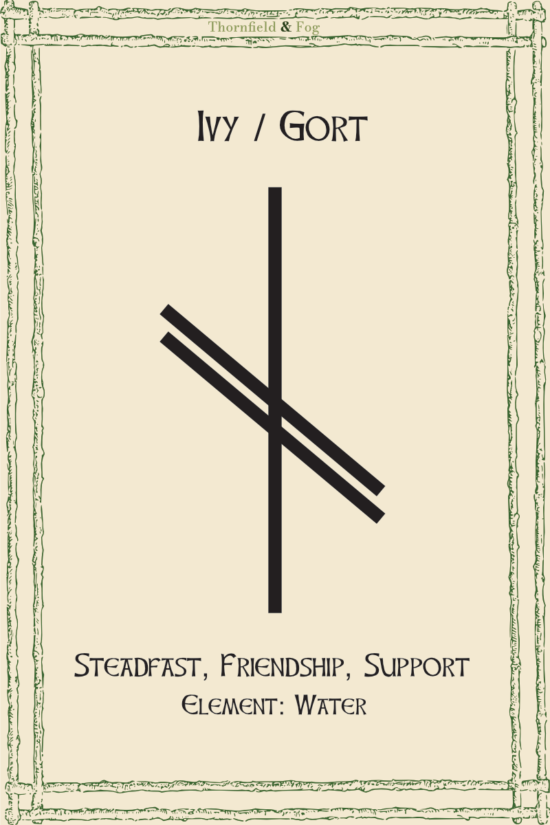 Ogham Study Cards