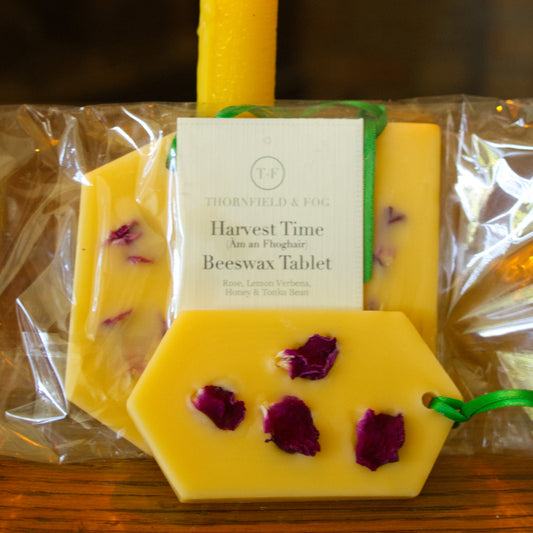 Harvestime — Scented Beeswax Tablet (Rose, Lemon Verbena & Honey Tonka) Set of 2
