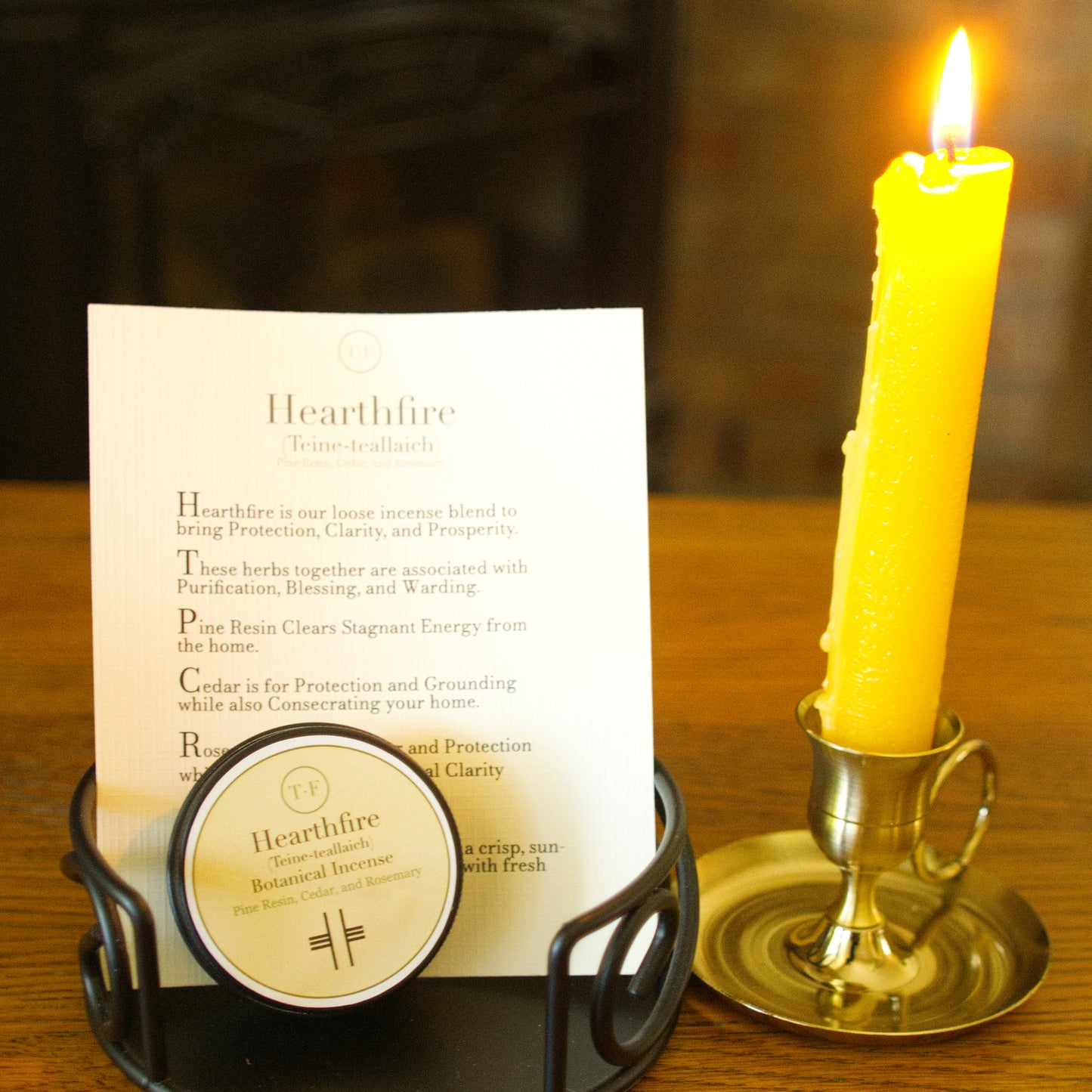 Hearthfire - Loose Incense (Pine Resin, Cedar & Rosemary)
