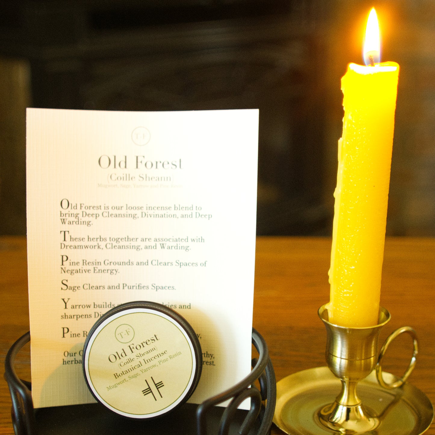 Old Forest - Loose Incense (Mugwort, Sage, Yarrow & Pine Resin)